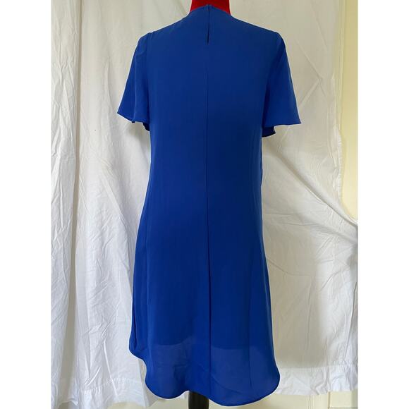 BCBG Max Azria Sapphire Blue XS Extra Small Petite Dress - Retails $198 New Tags - Picture 6 of 11